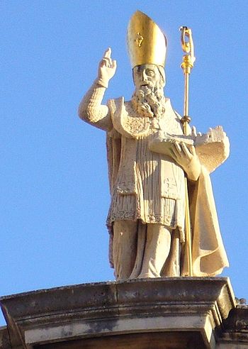 Statue de Saint Blaise Saint Patron de Dubrovnik