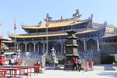 Il Tempio di Mazu a Shanwei (Guangdong).