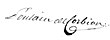 Signature de Jean-François Pierre Poulain de Corbion