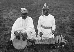 Djembé and balafon played by Susu people of Guinea