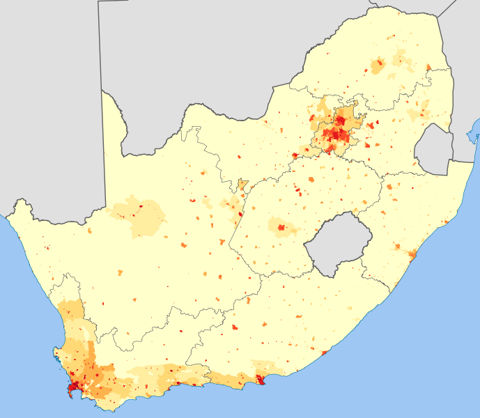 Bestand:South Africa 2001 Afrikaans speakers density map.svg