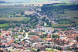 View of Spišské Podhradie from the Spiš Castle
