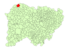 Pereña de la Ribera – Mappa