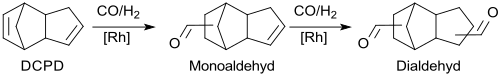 Synthese von Tricyclodecandicarbaldehyd TCD Dial