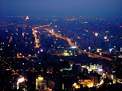 台北市の夜景