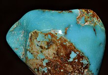 A slab of turquoise Turquoise polie 1 (USA).jpg