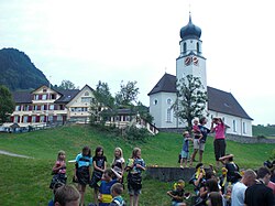 Skyline of Schwende District