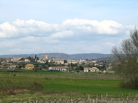 A general view of Villeneuve-de-Berg