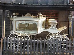 White hearse, USA.