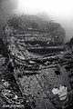 Yacht Patti at Tafelberg South: The wreck of the yacht Patti lies to the north east of the pinnacle at Klein Tafelberg Reef (used)