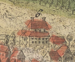 Zamek na rycinie F.B Wernera, 1738 r.