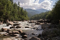 Порог Мангутайский на реке Утулик