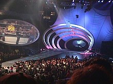 The set used from the show's debut on August 26, 1999, until August 16, 2001 1999 WWF Smackdown (WWE).jpg