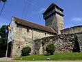 Blick auf den Eingang der Burg