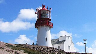 Lindesnes Fyr: Set fra vestsiden