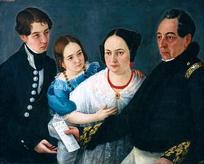 Retrato de la familia del General Don Felipe