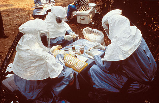 6136 PHIL scientists PPE Ebola outbreak 1995