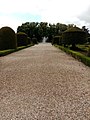 Perspectives du jardin à la française du XVIIe siècle depuis le palais.