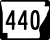 Highway 440 marker