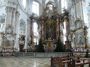 Oltar sedem svetih pomočnikov, Vierzehnheiligen, Nemčija
