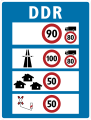 Bild 336 allgemeine Höchstgeschwindigkeiten in der DDR