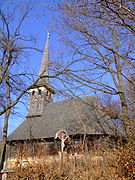 Wooden church in Inău