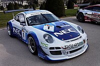 2011 Porsche 997 GT3 R front.