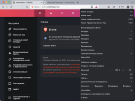 Скриншот программы Brave