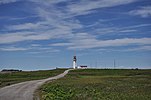 Toegangsweg naar de kaap en vuurtoren