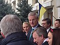Більдт відвідує Київ 11 квітня 2014 року