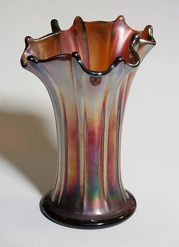 A vase.