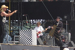 По време на концерт през 2007 г.