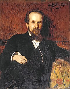 Портрет на Павел Чистяков от Иля Репин (1878)