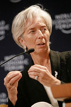 DAVOS/SWITZERLAND, 25JAN07 - Christine Lagarde...