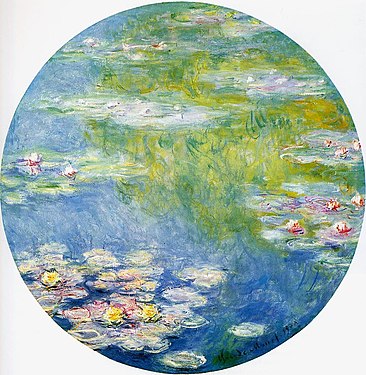 9. Akvaj Lilioj - Claude Monet, 1908