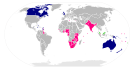 Le Commonwealth : républiques, « royaumes du Comonwealth » et autres monarchies membres.