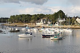 Port de Conleau, vu de Port-Anna (Séné).