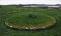 Het fundament van de eerste Round tower