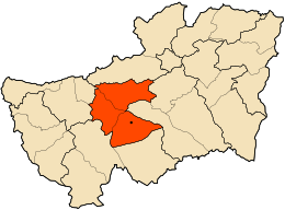 Distretto di Madaura – Mappa