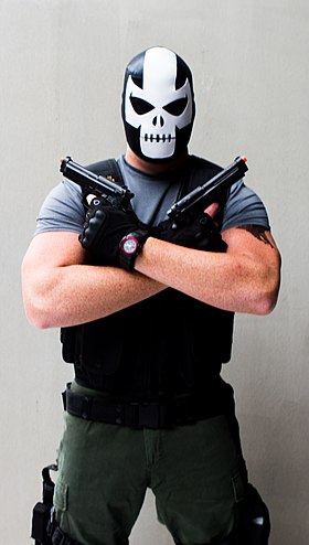 Cosplay de Crossbones.