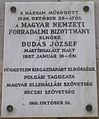 Dudás József, Frankel Leó út 38-40.