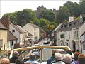 Dunster Castle from open top bus