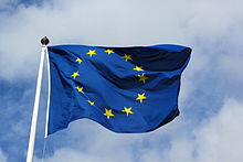 Bandeira da União Europeia.