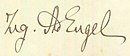 Firma di Adolfo Engel