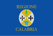 Flagge vo der Region Kalabrien