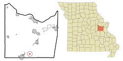 Location of Miramiguoa Park, Missouri