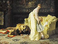 『ライオン』(1874) ヘント美術館蔵