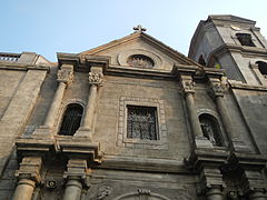 The San Agustin Church, a UNESCO World Heritage Site under the collective title Baroque Churches of the Philippines.