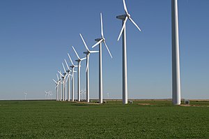 Brazos Wind Farm in the plains of West Texas