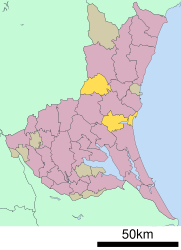 Higashiibaraki – Mappa